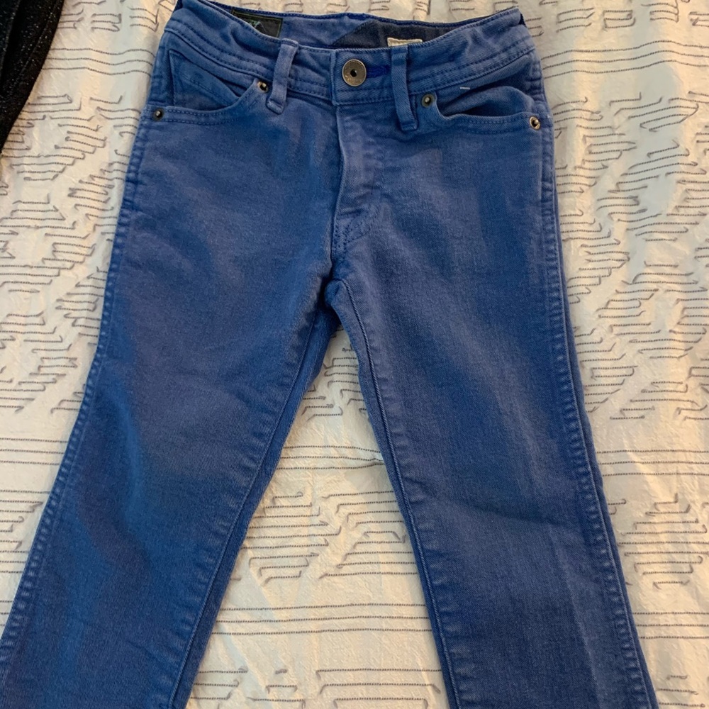 volcom 2x4 boys jeans - cobalt blue